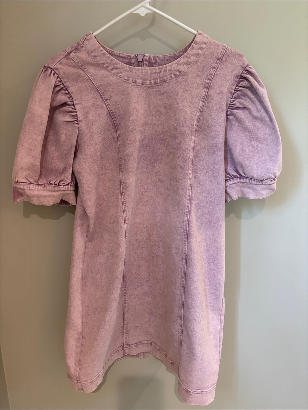 Hyacinth House purplish pinkish Stretch Denim Juniper Mini Dress size M